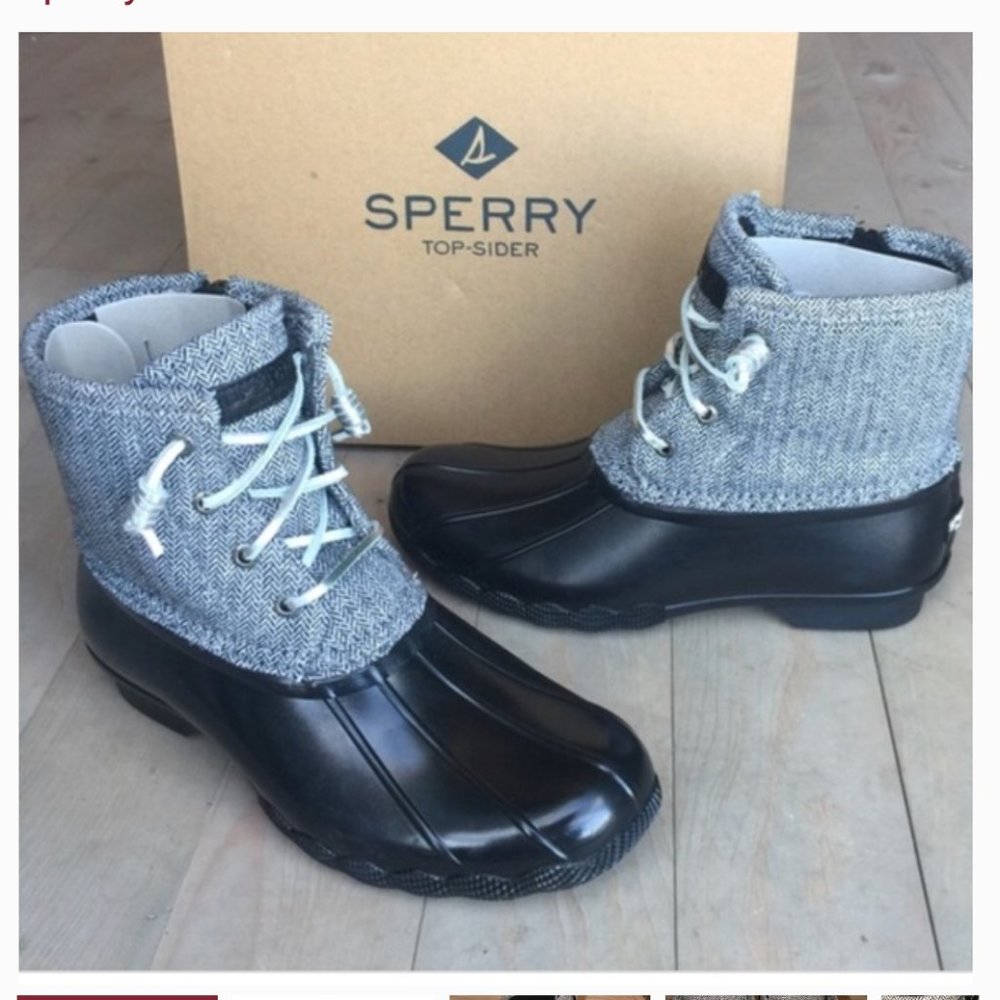 SPERRY big kids / adults saltwater duck boots
